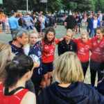 Ready to enter the stadium