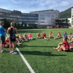 (c) Kirsten Redmond Morning chat with the squad (team+ reserves). Do reply to Kirsten's emails! (c) Kirsten Redmond Kristiansen