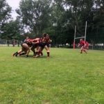 Game one, scrum against Belgium. (c) Kirsten Redmond Kristiansen